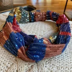 Curried Myrrh Vera Turban in Bright Stripe Curried Myrrh Vera Turban in Bright Stripe | Mercari main image 4